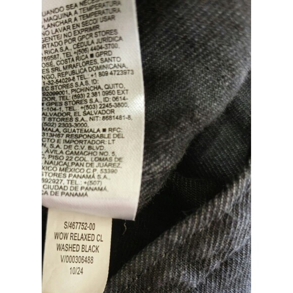 Old Navy Black Denim Jean Jacket Women’s 3X Button Up 100% Cotton Classic Fit - Picture 10 of 10